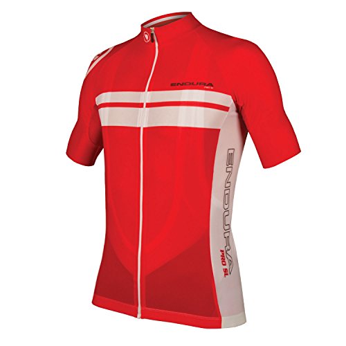 ENDURA FS260-Pro Maillot Corto, Unisex Adulto, Rojo, M