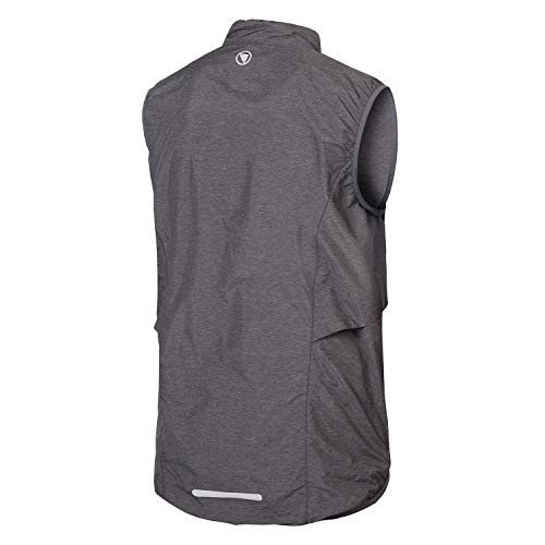 Endura Pakagilet - Chaleco de ciclismo para hombre, color negro