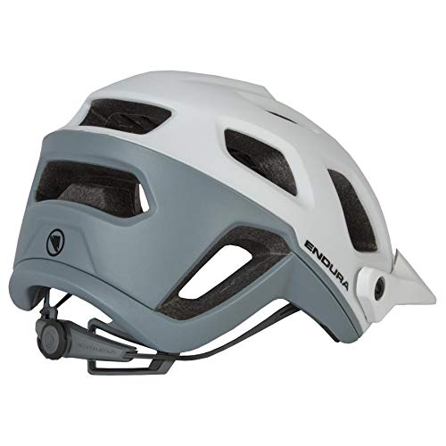 ENDURA SingleTrack II - Casco, Color Blanco, Talla Media/Grande