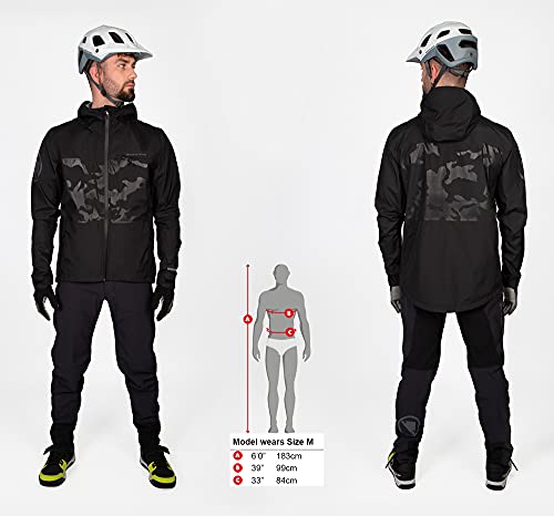 Endura Singletrack Ii - Chaqueta de MTB para hombre, diseño de pimentón pequeño