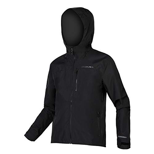 ENDURA SingleTrack Waterproof Chaqueta Negro tamaño S