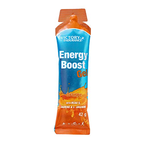 Energy Boost Gel Naranja, 42g x 24 geles, energía rápida y duradera, formato ergonómico