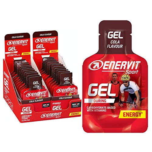 Enervit Enervitene Sport Gel Flavour Cola - Paquete de 24 gelatinas de 25 ml