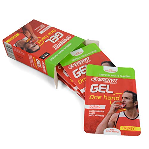 Enervit Sport - Gel de una mano (fruta tropical, 6 x 12,5 ml)