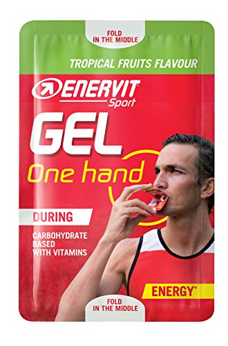 Enervit Sport - Gel de una mano (fruta tropical, 6 x 12,5 ml)