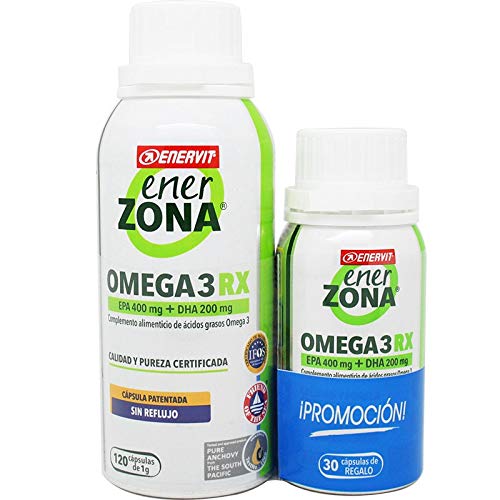 Enerzona Omega 3 RX 120 Cápsulas + 30 de Regalo PROMOCIÓN EXCLUSIVA