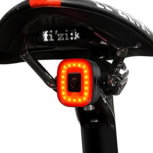 ENFITNIX Luces traseras de Bicicleta CubeLite II Luz Trasera Recargable USB Detección de frenado automático Luz LED Luces traseras Inteligentes IPX5 Impermeable Advertencia Nocturna