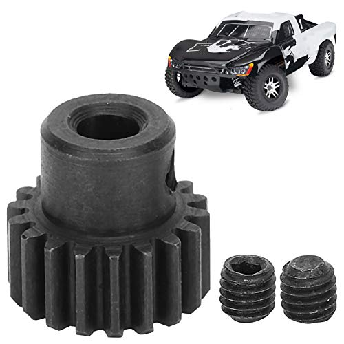 Engranaje de piñón de módulo, 48P Motor de Alto Rendimiento Engranaje de piñón Juego de Engranaje de piñón con 2 Tornillos prisioneros Engranaje de Motor de piñón para 1/10 RC Car para 1/16