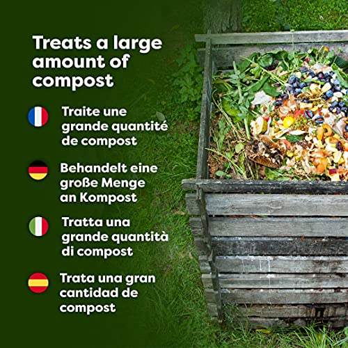 Envii Compost Accelerator - Composter - Acelerador Orgánico de Compost - Acelera y mejora el compostaje - Trata 1800 litros de compost