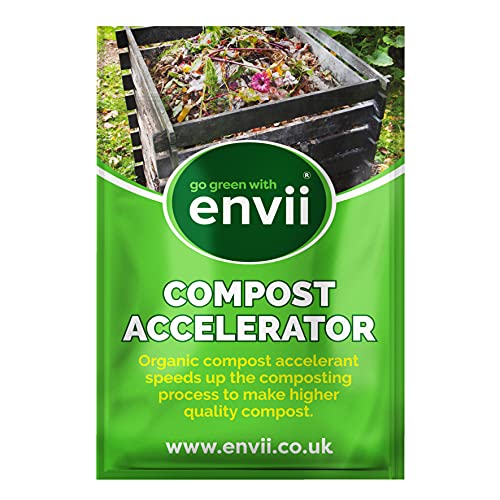 Envii Compost Accelerator - Composter - Acelerador Orgánico de Compost - Acelera y mejora el compostaje - Trata 1800 litros de compost