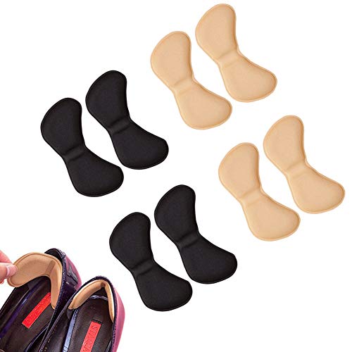 EQLEF® 4 pares talón de las plantillas del zapato evitar rozaduras talón de los zapatos de tacón engomadas de Ajustes de la longitud del zapato del tacón Zapatos de ratones
