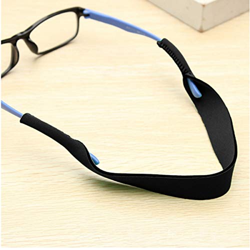 ErenBros PACK 6 Cordón elástico neopreno para gafas de sol y gafas deportivas - Correa de neopreno para retención gafas - Cinta deportiva para gafas
