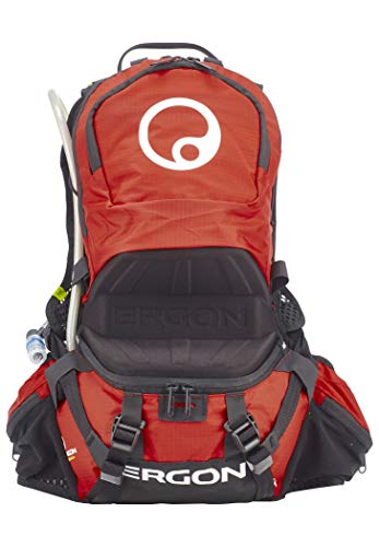 Ergon BE2 Enduro Mochila, Unisex Adulto, Negro y Rojo, S-L