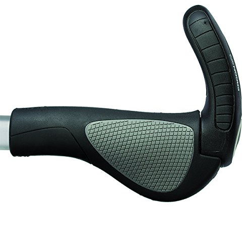 Ergon GP3-L - Manoplas para Bicicletas, Color Negro, Talla L