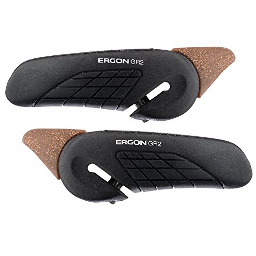 Ergon GP3 - Manoplas para Bicicletas, Color marrón, Talla L