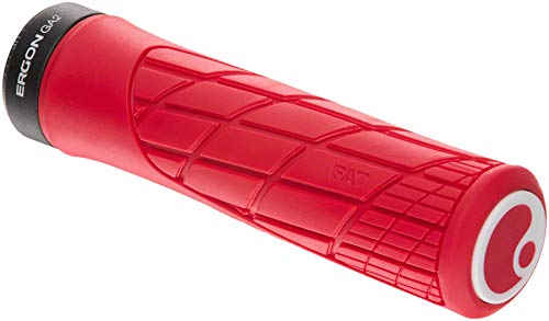 Ergon Grips Technical-GA2 Fat Risky Red (Rouge) Asa para Bicicleta, Unisex Adulto, Rojo, Talla única