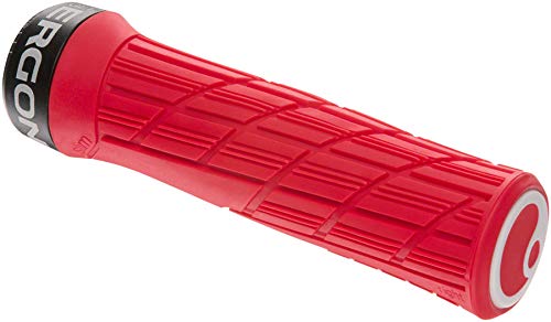 Ergon Grips Technical-GE1 EVO Slim Risky Red (Rouge) Asa para Bicicleta, Unisex Adulto, Rojo, Talla única