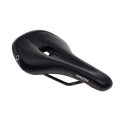 Ergon SM E-Mountain Sport Sillín de Bicicleta, Hombre, Negro, Small/Medium