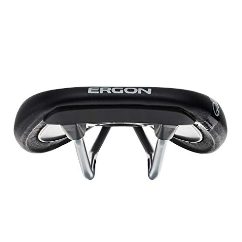 Ergon SM Sillín de Bicicleta, Mujer, Negro, Small/Medium