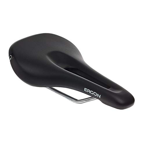 Ergon SM Sillín de Bicicleta, Mujer, Negro, Small/Medium