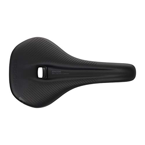 Ergon SR Pro Carbon Femme Sillín de Bicicleta, para Hombres, Negro, S/M