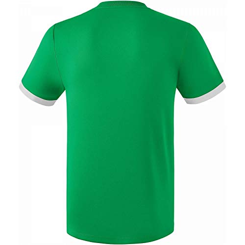 Erima GmbH 3131839_S Maillot, Hombre, Verde (Smaragd) / Blanco, S