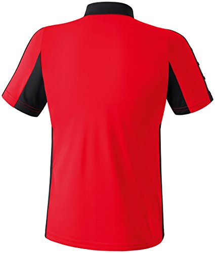 erima Poloshirt 5-Cubes - Camiseta de equipación de Balonmano para Hombre, Color Rojo, Talla M