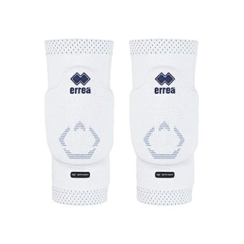 Erreà Tokio Evolution - Rodilleras de voleibol Tokyo de alto rendimiento, accesorios deportivos, unisex, unisex, color blanco, adultos, talla XL