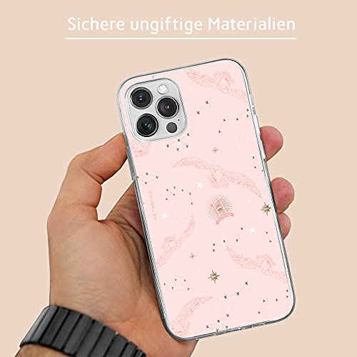 ERT GROUP Funda Original y con Licencia Oficial de Harry Potter para iPhone 12 Pro MAX, Forma óptima del Smartphone, a Prueba de Golpes