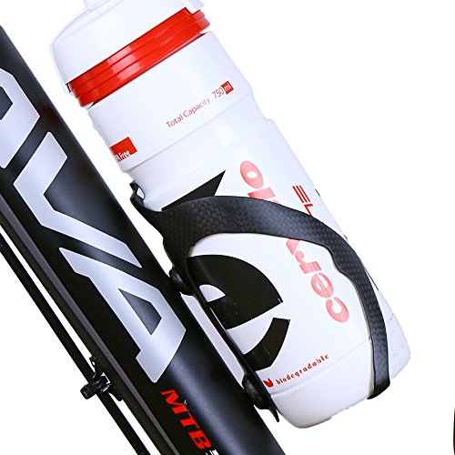 ESEN SP Ultralight Full MTB Fibra de Carbono Bicicleta Bicicleta Botella de Agua Soporte de Jaula para Bicicleta de Carretera/MONTAÑA (EO Mate)