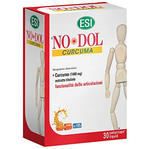 Esi Nodol Cúrcuma Complemento Natural para los Huesos y las Articulaciones - 30 Cápsulas