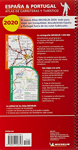 España & Portugal 2020 (Atlas de carreteras y turístico ) (Atlas de carreteras Michelin)