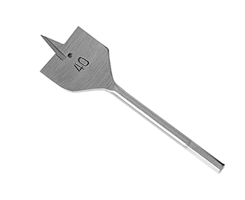 EsportsMJJ FEVERWORK 40Mm Broca de Pala Plana para Madera Broca de Vástago Hexagonal Broca para Carpintería Broca para Taladro - 40Mm