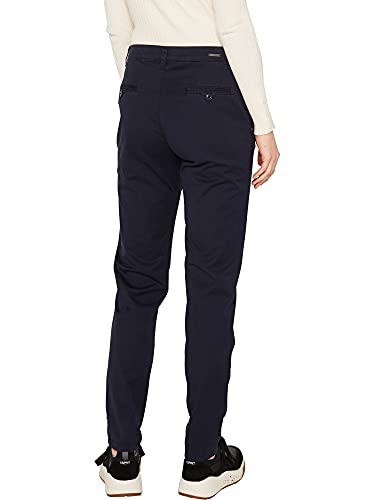 Esprit 990Ee1B302 Pantalón Chino, Azul (Navy 400), 42W / 30L para Mujer