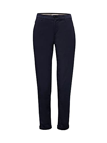 Esprit 990Ee1B302 Pantalón Chino, Azul (Navy 400), 42W / 30L para Mujer