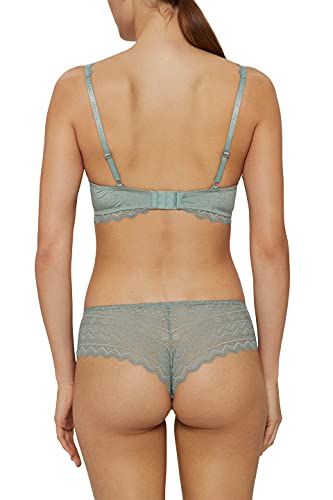 Esprit Seasonal Lace 2 PAR Wireless Padded Sujetador Acolchado, Leaf Green, 95C para Mujer