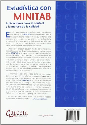 Estadistica con Minitab: Aplicaciones para el Control y la Mejora de la Calidad by Pere / Marco Almagro, Lluís / Tort i Martorell, Xavier Grima i Cintas(1905-07-03)
