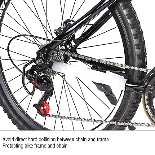 Etiqueta engomada del Cuadro de Bici, diseño Universal del Lazo del Gancho del Protector del Cuadro de Bici para Las bicis del de montaña(Grey)