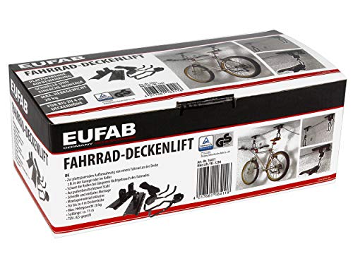 EUFAB 16411 - Soporte de Techo para Bicicleta