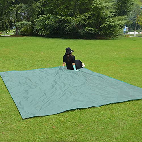 Evenwils Multifunción Fly Camping tienda de campaña lona 3 m x 3 m impermeable, cubierta de lona para acampar al aire libre hamaca mosca tienda de campaña con estacas y cuerdas