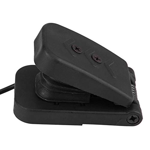 EVGATSAUTO Pedal de freno de pie, acelerador del vehículo Control de velocidad del acelerador Pedal de freno apto para bicicletas eléctricas, scooters, ATV negro