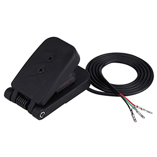 EVGATSAUTO Pedal de freno de pie, acelerador del vehículo Control de velocidad del acelerador Pedal de freno apto para bicicletas eléctricas, scooters, ATV negro