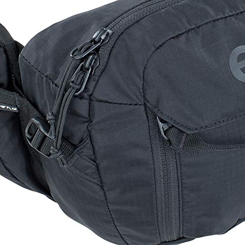 evoc Hip Pack Pro 3 Riñonera para Ciclismo y excursiones, Unisex Adulto, Negro, INKL. 1,5l Trinkblase