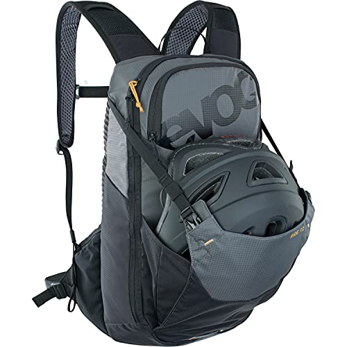 Evoc Ride 12 - Mochila para Bicicleta de montaña sin protección Adulto, Unisex, Negro/Gris