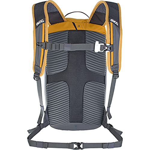 Evoc Ride 8 - Mochila de Bicicleta de montaña sin protección para Adulto, Unisex, 8 Naranja/Gris