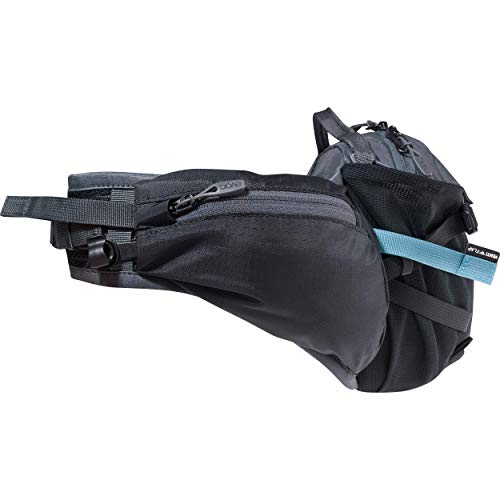 EVOC riñonera HIP PACK PRO 3 l + bolsa de hidratación 1,5 l, color negro/ gris carbón, talla única UE