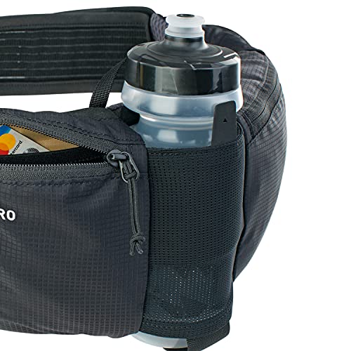 Evoc Sac Hip Pouch Pro + bidon Cinturón portaobjetos, Mulitcolour/Morado, 1,55 litres Unisex Adulto