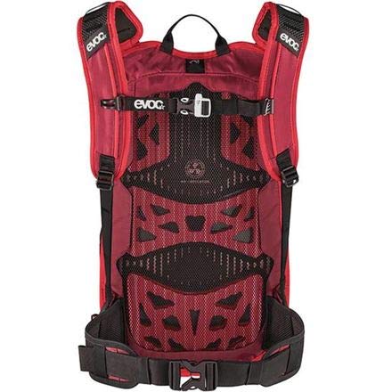 Evoc Stage Technical 12L Mochila - Evoc, Talla única, gris carbón/rojo chile