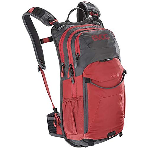 Evoc Stage Technical 12L Mochila - Evoc, Talla única, gris carbón/rojo chile