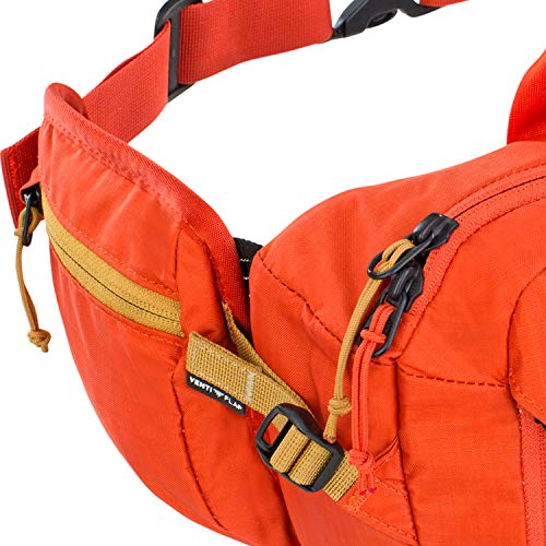 evoc und Hip Pack Pro 3 Hüfttasche Bauchtasche für Bike-Touren & Trails Packs, Unisex Adulto, Naranja, INKL. 1,5l Trinkblase